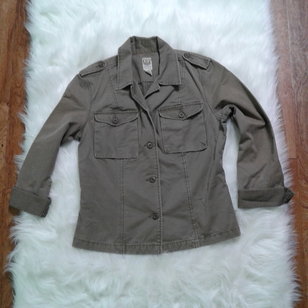 Lucky Brand Army Green Utility Jacket